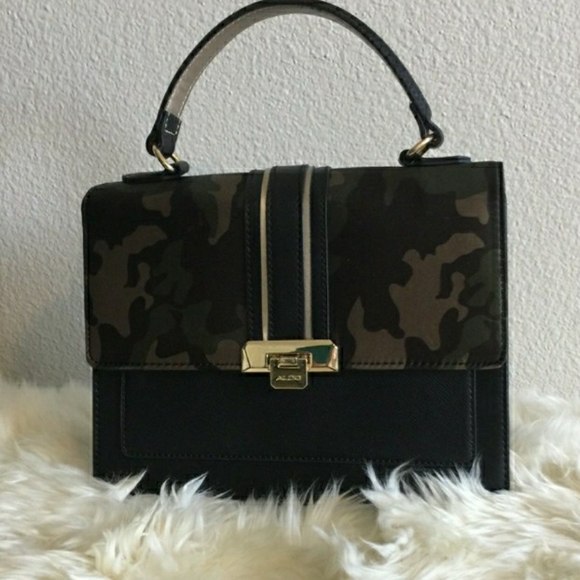 2 for 1 Aldo Camo Leather and Call It Spring Yellow BackpackPurses - Picture 2 of 3